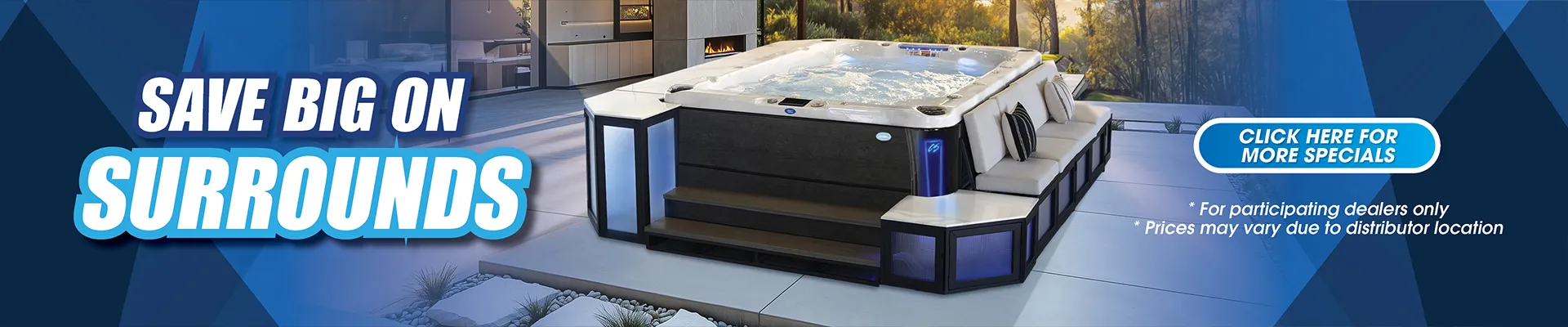 Calspas hot tub being used in a family setting - Metairie